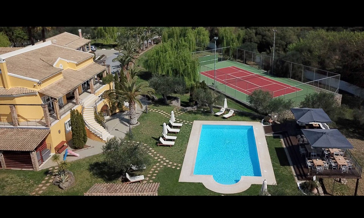 Vassilatika Villa | Beautiful 9-Bed Villa in Gouvia with Tennis Court