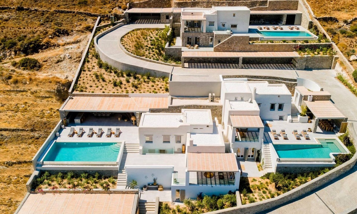 Paros Villa | Exquisite Paros Villa | Villa Diamond | 9 Bedrooms | Breathtaking Sea Views