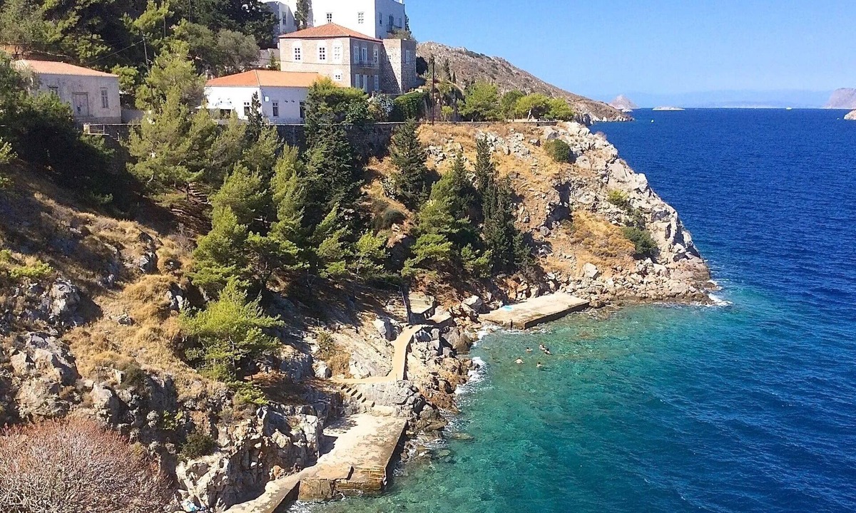 idhra House | Hydra Seaside Serenity: Panoramic Sea & Sunset Views