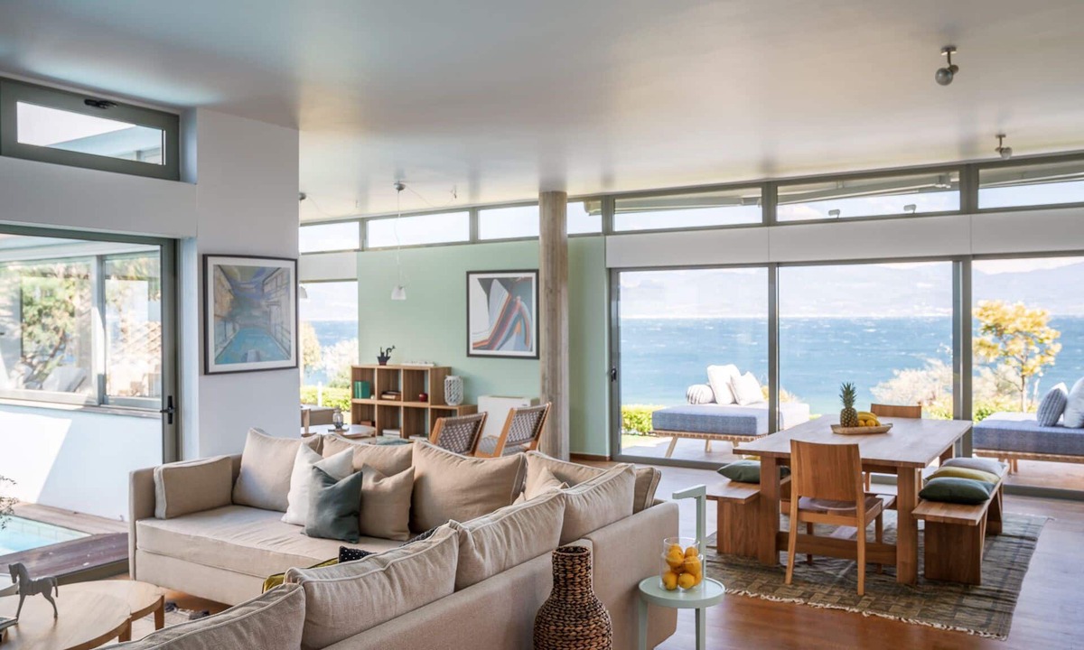 Kato Rodini Villa | LEFKON Villa with pool by the Sea - N.Peloponnese