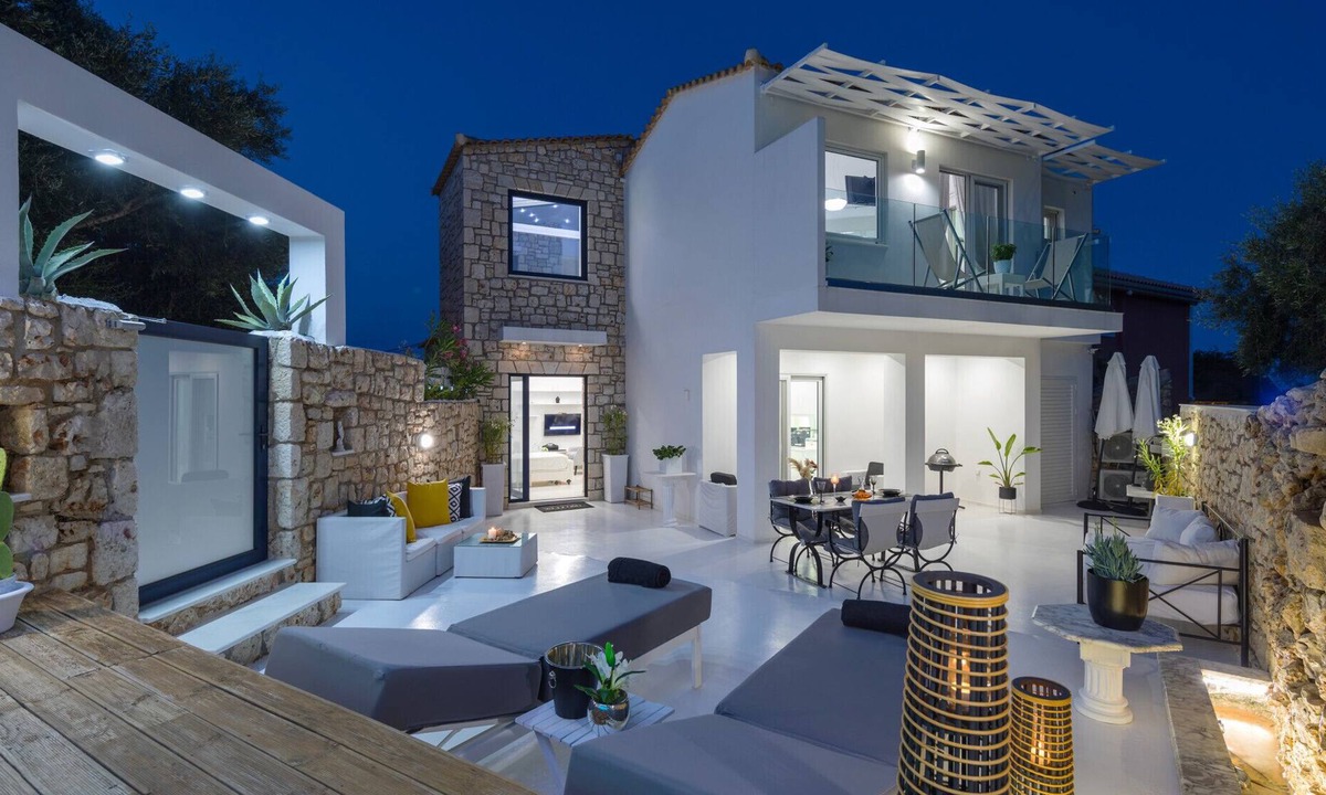 Elation Villa | Luxury Villa 'Dion' near Beach with Sea View, Private Pool, Terraces, Balconies & Wi-Fi