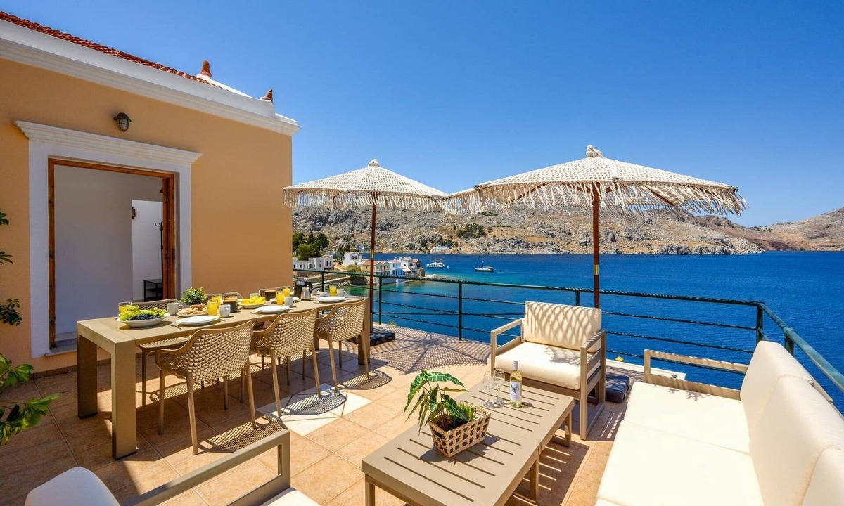 Symi Villa | Superb Symi Villa | Villa Elysian Blue | 4 Bedrooms | Breathtaking Sea Views |.