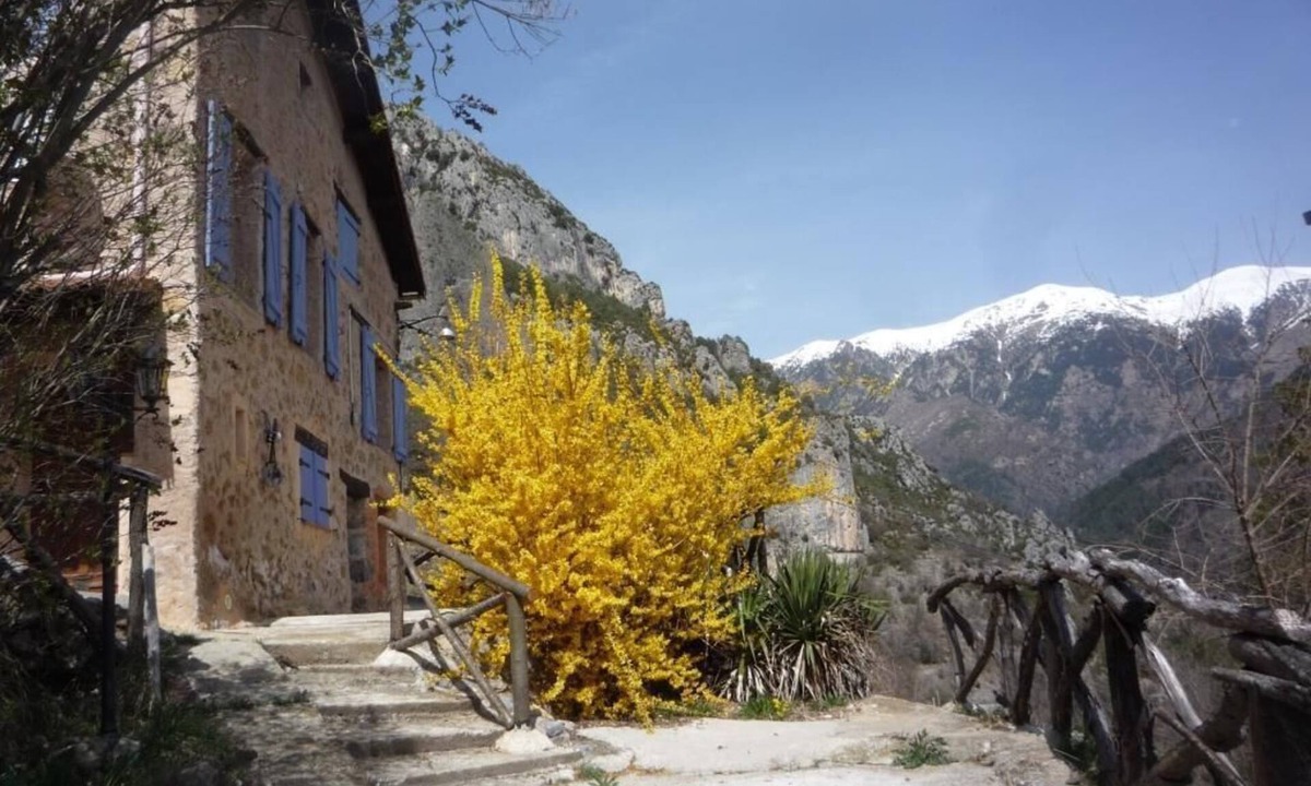 Roquebilliere House | Top quiet house facing the peaks of the Mercantour in part except