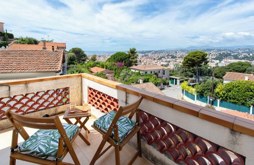 Mont Boron Villa | #54 Villa Castel Charming 4-bedroom villa with WiFi and AC in lovely Nice
