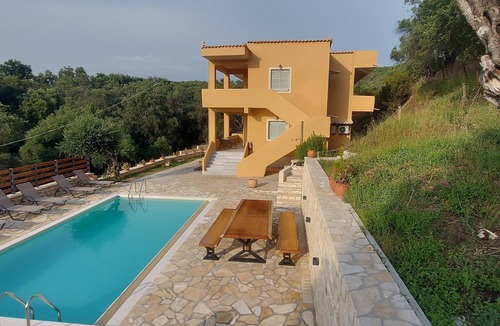 Agios Spyridon Corfu Villa | 6-bedroom NE Corfu villa for families & groups private pool, near beaches
