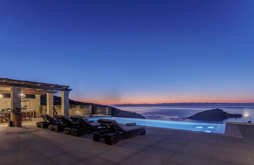 Elation House | Amazing sea view and private pool - Blue Sea House at 200 m from the beach