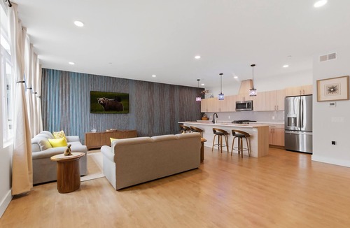 Seaside Heights Condo | Brand New Penthouse 3BR 1 Block to Beach EV charging Parking Beach Badges