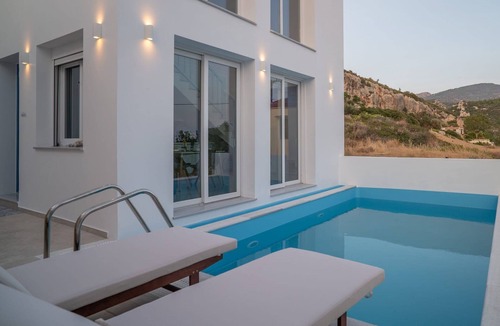 Ormos Koumeikon Villa | Endearing Samos Beachfront Villa | Villa Poseidon's Crest | Panoramic Sea Views.