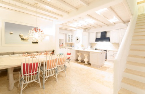 Xilokeratidi Villa | Exclusive Luxury Villa Santa Barbara Kalo Livadi Beach Mykonos Seaview & Private