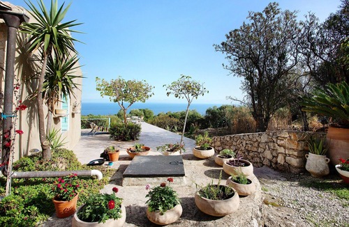 Elation House | Greek Stone House 'Sira Stonehouse 3' with Sea View, Wi-Fi and Air Conditioning