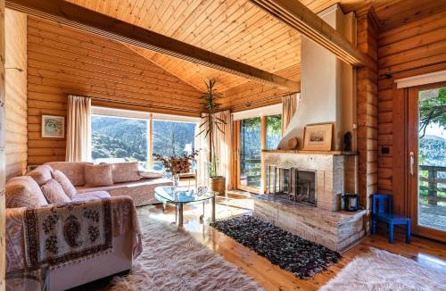 Kalavrita Ski Chalet | Luxury Chalet Villa on Mountain Top in Kalavryta with amazing view