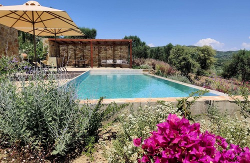 Pylos-Nestoras House | Newly built finca with pool above the picturesque Finikounda Bay, Peloponnese