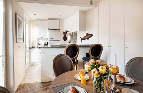 Quartier du Gros-Caillou Apartment | Outrageously Romantic with Unobstructed Eiffel Views