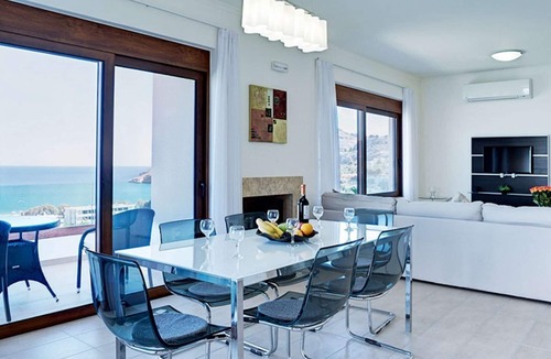 Vlicha Villa | This holiday villa rental in Rhodes offers 3 bedrooms, 3 bathrooms, sleeps 6