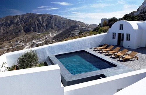 Santorini Villa | Villa Complex Mireon, Divine Sea Views, Private Pool n Hot Tub, Furnished.