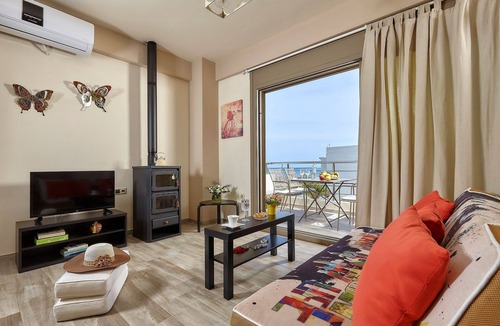 Gournai Villa | Villa Eva N.1 Brand New Luxury Villa 50meters from the sea, in a very quite area