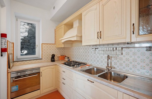 Conca dei Marini Villa | Villa 'Suite Tramonto In Dependance' with Sea View, Wi-Fi and Air Conditioning
