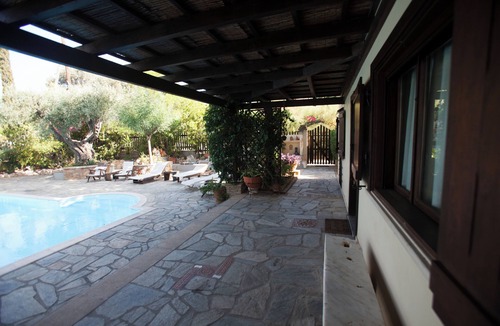 Thymari Villa | Villa with pool and basketball court, pet friendly