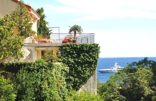 Eze Villa | Waterfront property, 43 steps from the beach, 2 miles from Monaco, air-condition