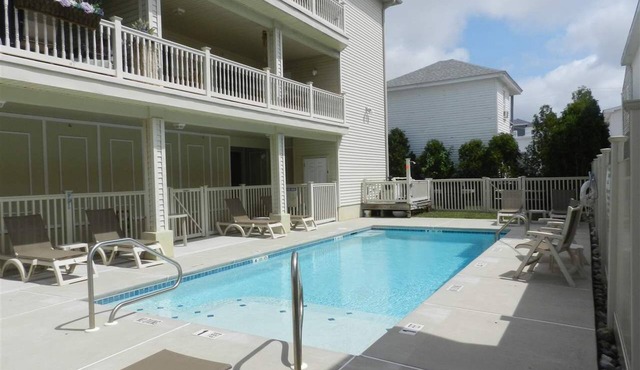 1.5 blocks from beach/boardwalk-heated pool-private elevator and garage