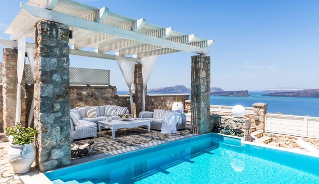 5 bedroom luxury villa with pool and stunning sea views and amazing sunsets