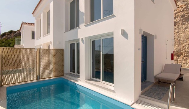 Alluring Samos Beachfront Villa | Villa Thalassa Breeze | Panoramic Sea Views |.