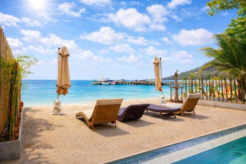 Beachfront 4BR Villa with Private Pool - Ocean Access