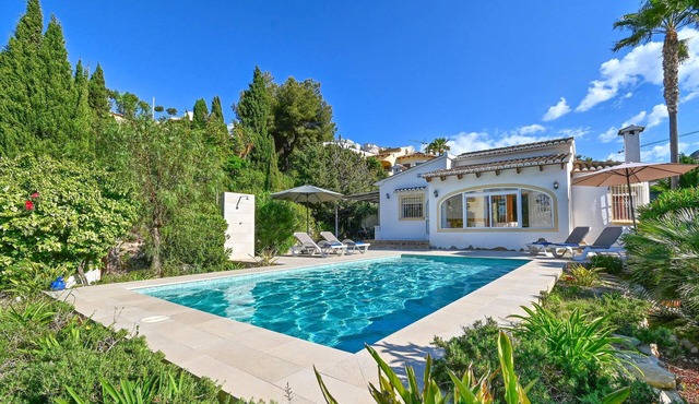 Beautiful and cheerful villa with private pool in Benitachell, Costa Blanca, Spain for 6 persons