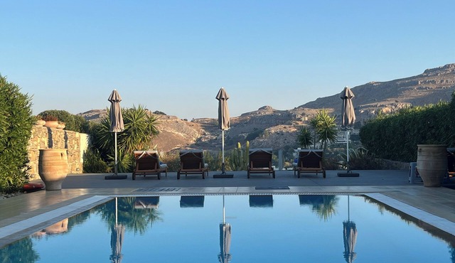 Beautiful Villa with Stunning Unlimited Sea Views, close to Lindos