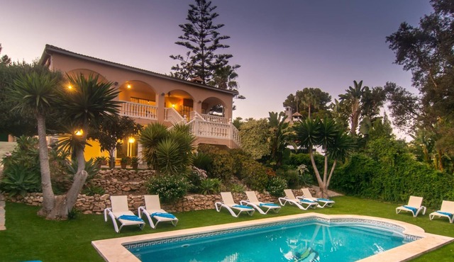 Carib Playa large Andalusian villa on two levels with private pool, garden