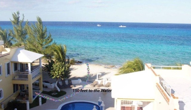 Closest to Sandy Beach! Amazing views. Walk to Chankanaab, Uvas & Money Bar.
