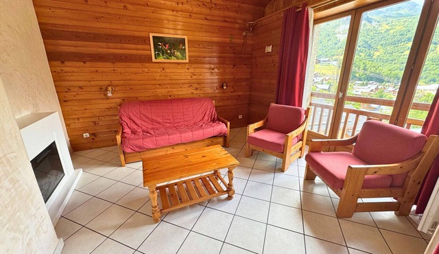Comfortable 85m² apartment for 6 people in St Martin de Belleville