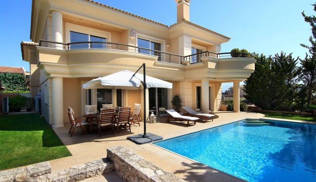 Contemporary luxury villa with eclectic design a few steps away from Varkiza bay