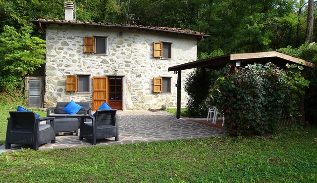 Cottage set in it's own woods near Lucca
