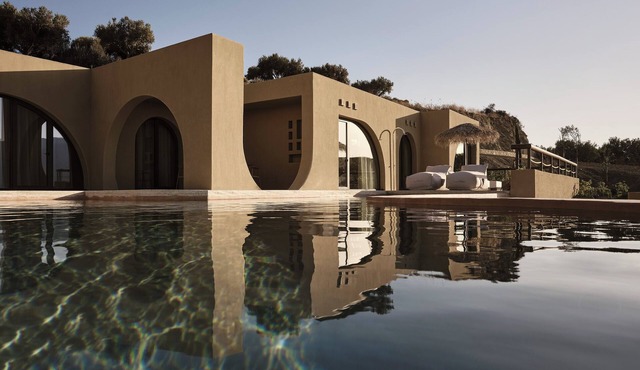 Eco Sanctuary: 3-Bed Villa, Garden Terrace, Infinity Pool, AegeanSea View