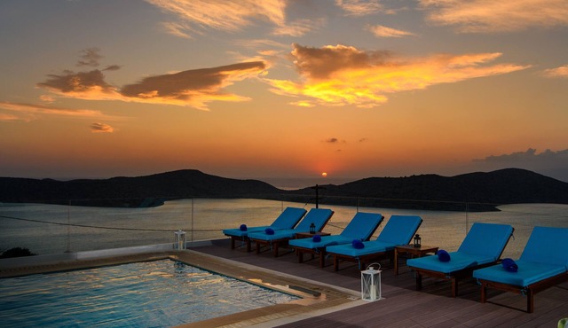 Elounda Panorama Villa, luxury villa with amazing views of Elounda Bay sleeps 12