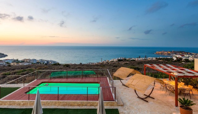Exceptional Panoramic Sea Views, Hanging Over Rethymno City
