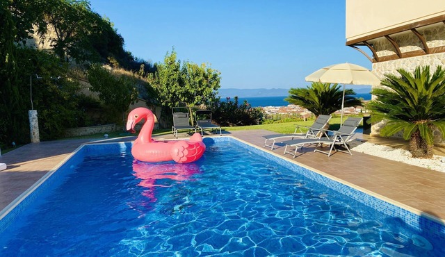 Luxury Villa Pefkochori with fantastic sea view