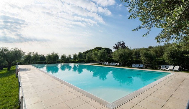 Mansion by Lake Garda with Pools & Olive Trees