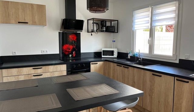 New, modern, family home in quiet location near Disneyland Paris or Paris.