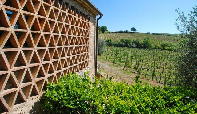 Nice apartment in villa with pool, WIFI, TV, pets allowed and parking, close to San Gimignano