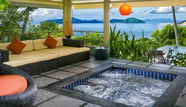 Ocean View, Romantic 1 Bed Villa-Swimming Pool, Plunge Pool, FREE CAR, Transfers