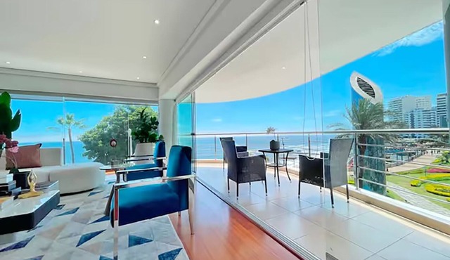 OceanFront Terrace King 3BR Larcomar Miraflores