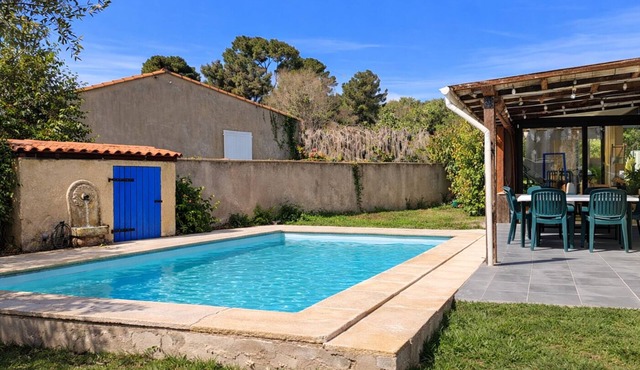 Private pool villa ☀️ not overlooked Air conditioning - 3ch - Terrace/parking