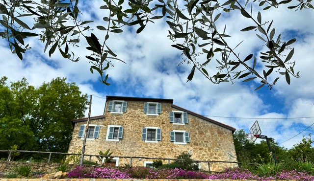 Privately Located Country House in the middle of nature with pool, pizza oven and WIFI