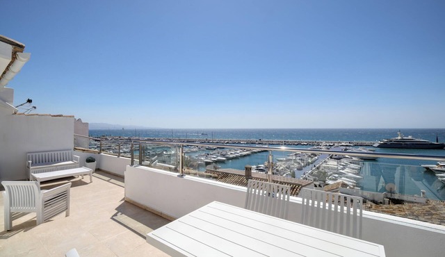 Puerto Banus, Marbella Luxury in centre of port amazing views near golf