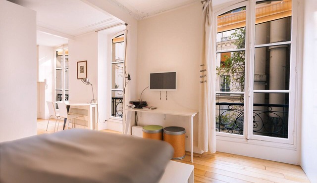 Quiet And Airy Luxury Studio In The Upper Marais