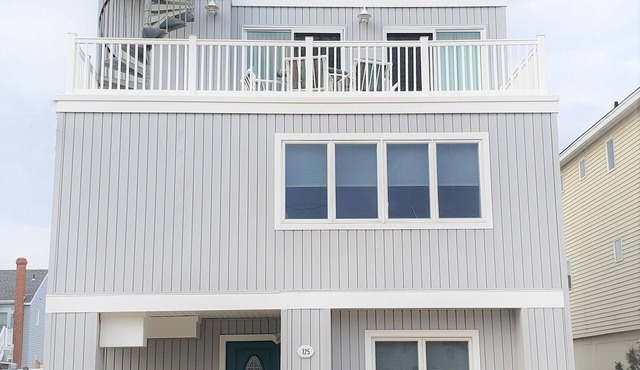 Ship Bottom LBI 4 Bedroom Home with pool and ocean views- 1 house from the beach