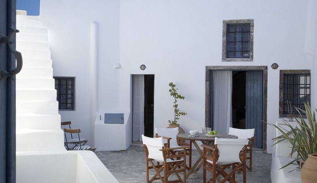 Spiti Stelios Stunning Sunset Views Restored Traditional House