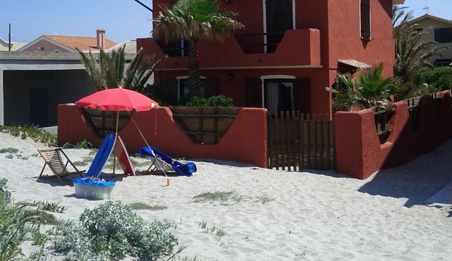 Villa directly on the beach